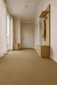 Vopi, Metrážny koberec Nature NEW prírodný - neúčtujeme odrezky z role, na mieru, šíře 1,33m,1m,2m,3m,4m,na mieru, neúčtujeme odrezky, oranžová, filc, chodba / predsieň