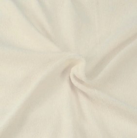 Froté prestieradlo smotanové 80x200 cm