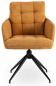Otočná stolička MIA horčicová