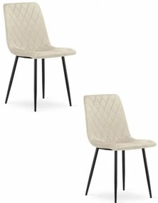 Set 2 kresiel TURIN - béžový zamat
