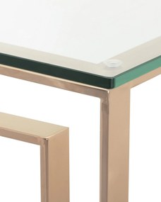 Konzolový stolík Eternic rose gold 120 x 40 x 80 cm
