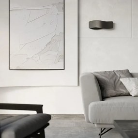 Sollux SL.1019 - Nástenné svietidlo TILA 1xG9/40W/230V 30 cm čierna