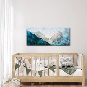 Obraz - Kresba hôr (120x50 cm)