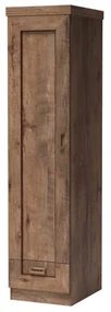 Šatníková skriňa Titanus 09 (dub lefkas). Akcia -20%. Vlastná spoľahlivá doprava až k Vám domov. 1055518