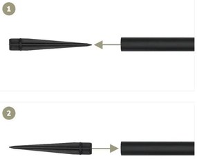 SADA 4x LED Solárna lampa 4xLED/3,6V 1xAAA IP44 100 mAh