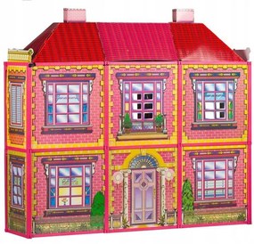 EcoToys Domček pre bábiky plastový, nábytok, HC33423