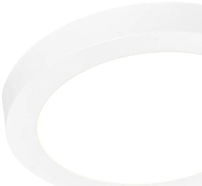 Sada 6 zapustených alebo povrchových bodových svetiel biela 18 cm vrátane LED 3-krokové stmievanie do tepla - Trans
