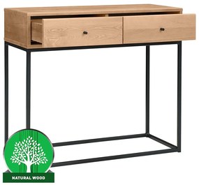 Konzolový stolík Logan borovica morená dub