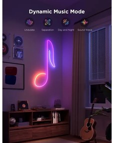 Govee - Neon 2 MATTER ohybný LED pás 3m RGBIC Wi-Fi