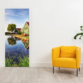 Fototapeta na dvere - Holandské mlyny (95x205cm)