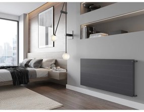 Mexen, panelový radiátor Mexen Line CL11 500 x 400 mm, bočné pripojenie, 273 W, antracitový - W411L-050-040-66