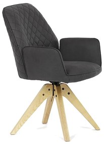 Autronic BONTEC Jedálenská stolička, čierna, látka, HC-539 BK3 Farba: Čierna