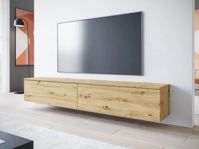 TV skrinka Dlone 180, Farby: dub artisan, Osvetlenie: bez osvetlenia