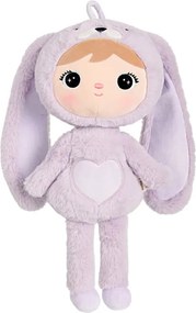 Mojkáčik - Bábika zajačik fialová 48 cm