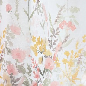 Biela voálová záclona 140x229 cm Countryside Floral – Catherine Lansfield
