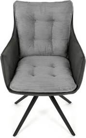 Jedálenská stolička sivá DCH-D1345 GREY2