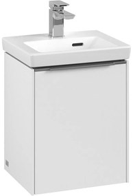 VILLEROY &amp; BOCH Subway 3.0 závesná skrinka pod umývadielko, 1 dvierka, pánty vľavo, 351 x 309 x 429 mm, Pure White, C58300VF