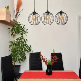 LED Luster na lanku MERCURE 3xE27/15W/230V