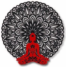 SENTOP | Sentop - 3D Obraz na stenu Buddha v mandale  50, 70, 90 cm I SENTOP PR0367