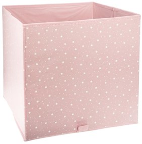 Úložný box Stars, 29x29x29 cm, ružová