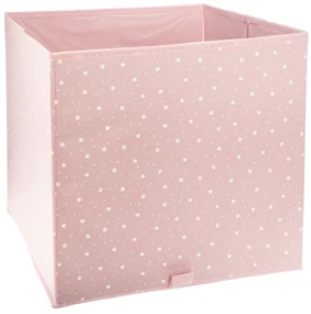 Úložný box Stars, 29x29x29 cm, ružová