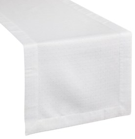BEHÚŇ NA STÔL ELIZA 40X140 CM BIELY