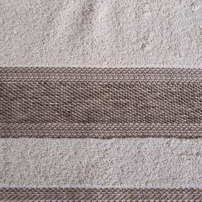 BAVLNENÝ UTERÁK KALI SADA 1KS 50X90 CM, 1KS 70X140 CM BÉŽOVÁ