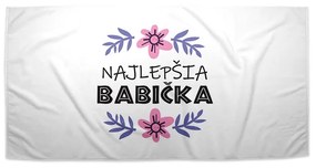 Sablio Uterák Najlepšia babička - 50x100 cm