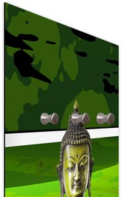 Gario Vešiak na stenu Green Buddha Rozmery: 25 x 70 cm