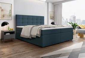 Čalúnená posteľ boxspring PALMA + topper, 180x200, inari 24