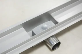 EURO Sprchový podlahový žľab čierny 60 cm - GREEK M6003B