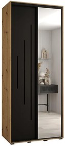 Skriňa 45 Canaris 13 110 artisan/čierna/čierna