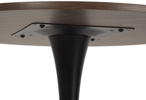 Noela Okrúhly jedálenský stôl v dekore hnedého dreva ORBIS 100