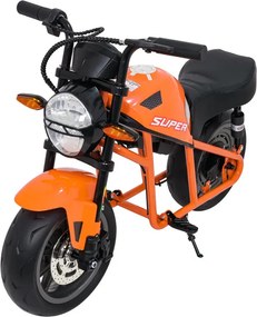 Elektrická motorka SUPERMOTO oranžová