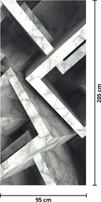 Fototapeta na dvere - Abstrakcia kocky (95x205cm)