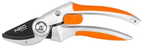 NEO TOOLS Kovadlinkové nožnice 210 mm, rozsah do 20 mm, hliník, rukoväť potiahnutá TPR gumou 15-213