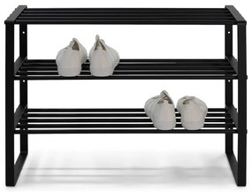 Čierny kovový stojan na topánky Rex – Spinder Design