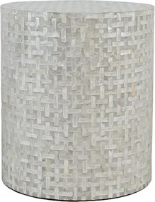 Odkladací stolík Avola 40 cm sivý