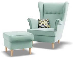 Kreslo VELO svetlomodré