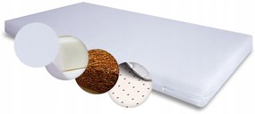 JAKS MATRAC DO POSTIEĽKY 120 X 60 LATEX PENA KOKOS