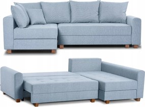 Rozkladací Rohovník Revo Konsimo Rohovka Funkcia Spania Kontajner Modrá