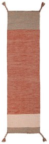 Oranžový vlnený behúň Flair Rugs Anu, 60 x 200 cm
