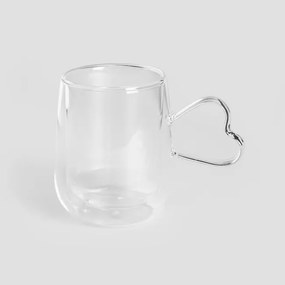 Hrnček s dvojitým dnom ZEMRA s uškom v tvare srdca 724480 450 ml
