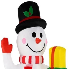 ISO Nafukovací LED snehuliak XL 155 cm