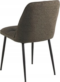 Jedálenský set Wicklow sivý/tmavohnedý