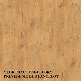 Dolná kuchynská skrinka D40S1 Provense (biela + sosna andersen) (L). Vlastná spoľahlivá doprava až k Vám domov. 1017386
