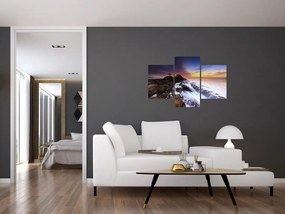 Obraz hory v hmle (90x60 cm)