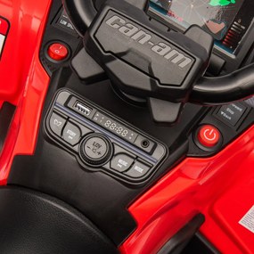LEAN CARS Štvorkolka Can Am Outlander 4x4 DK-CA005 červená