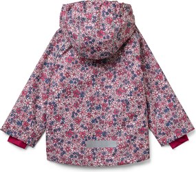 Detská termobunda do dažďa s flísovou podšívkou, kvietkovaná