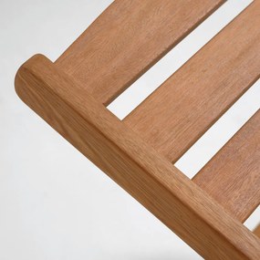 Záhradné ležadlo z eukalyptového dreva Kave Home Beila